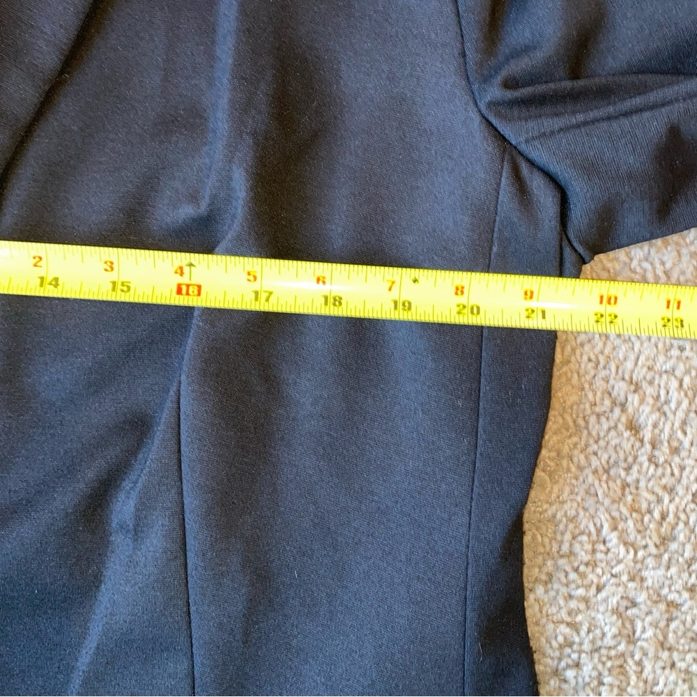 DG2 Diane Gilman Blazer Women’s XL Black Ponte Knit Boyfriend Lined Jacket NWT - Picture 4 of 6